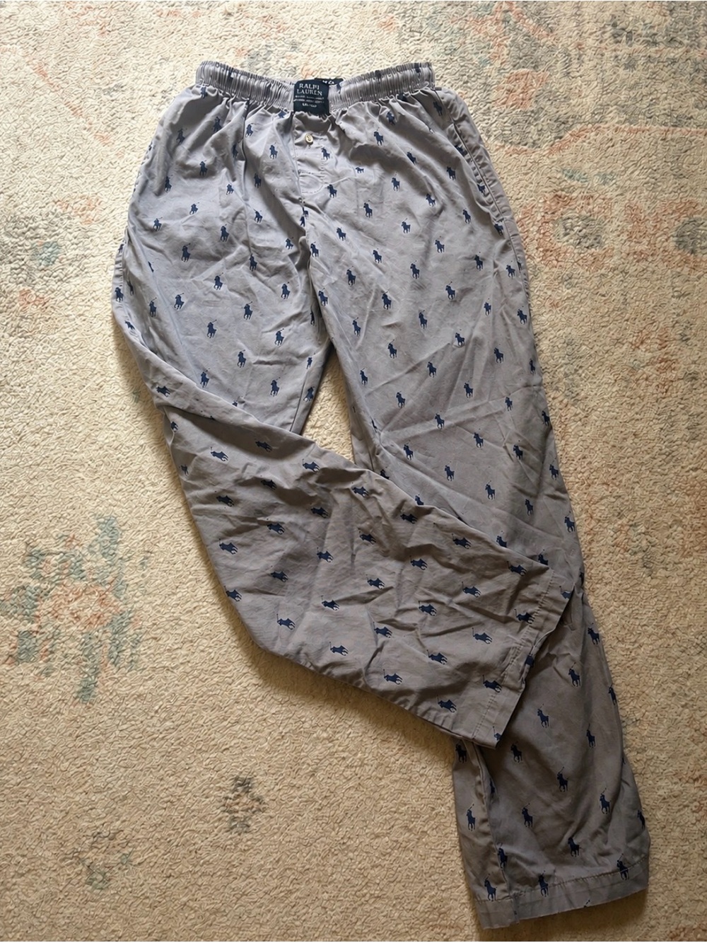 Polo Ralph Lauren All-Over Pony Logo Pajama Pants